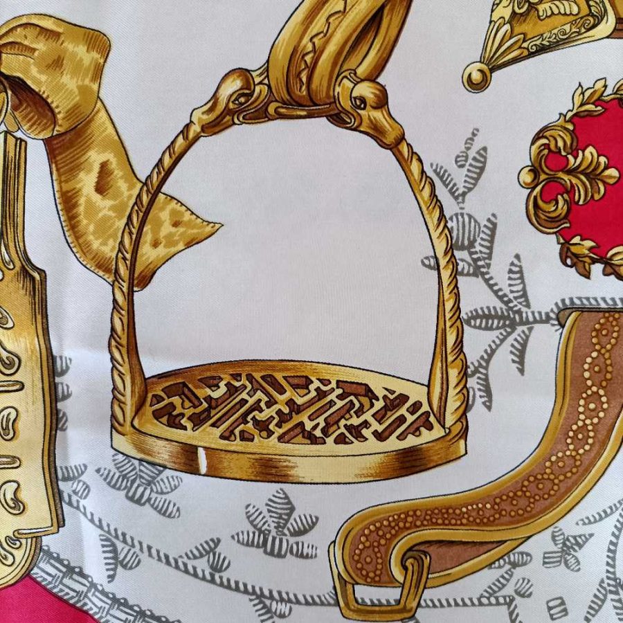Foulard Carré Hermès Etriers 1964 prima ed. - immagine 7
