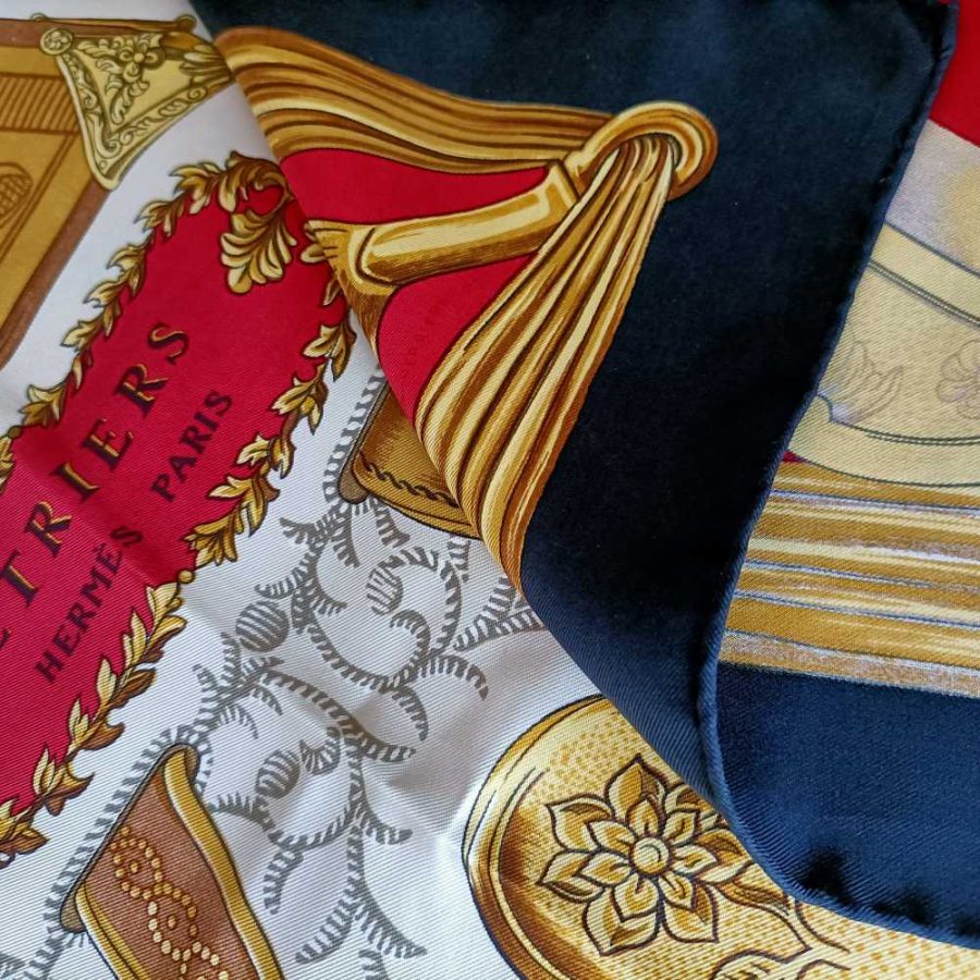 Foulard Carré Hermès Etriers 1964 prima ed. - immagine 5