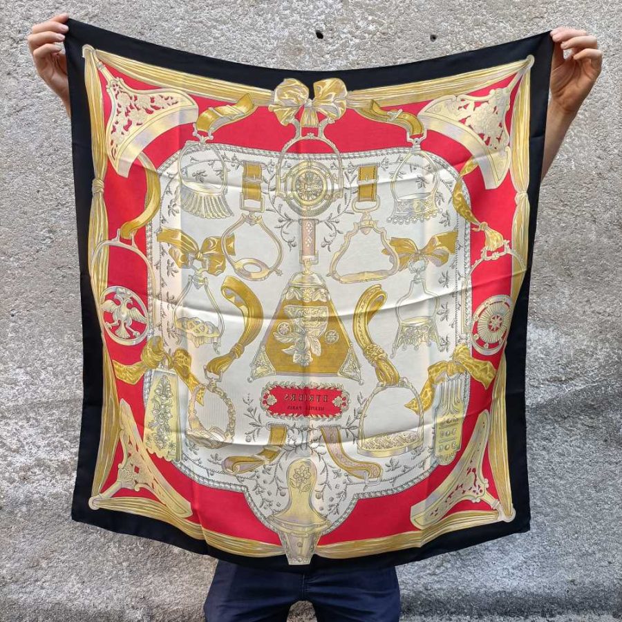 Foulard Carré Hermès Etriers 1964 prima ed. - immagine 3