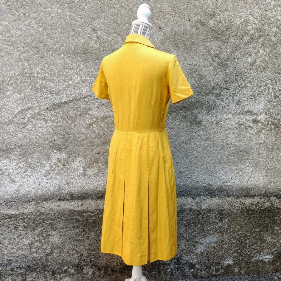 vestito giallo anni 70
