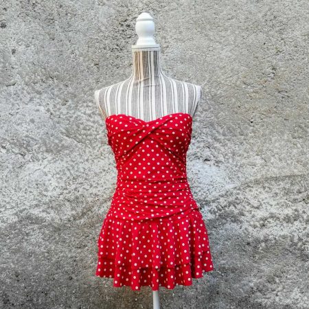 costume rosso pin up
