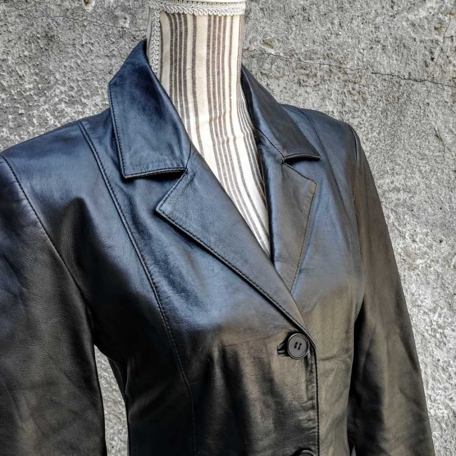 Giacca in pelle vintage - immagine 2