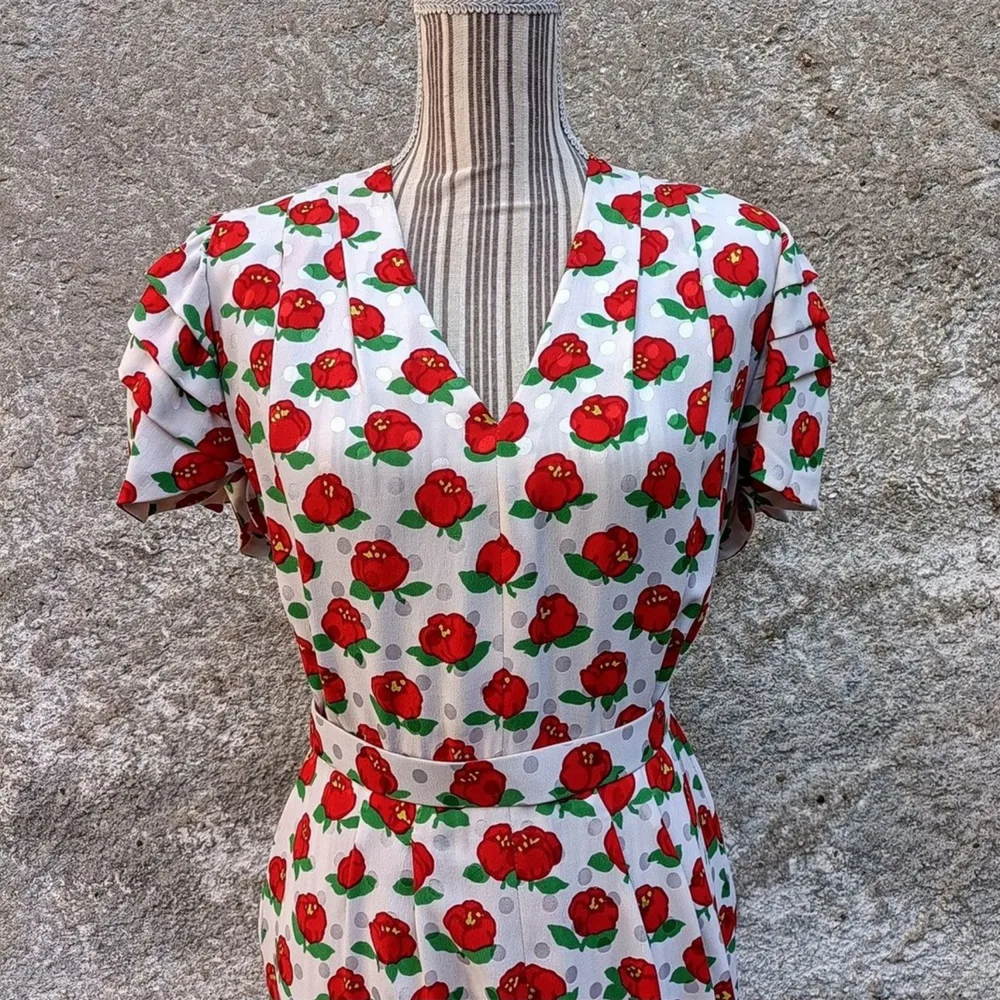 Vestito da cerimonia a fiori - immagine 2