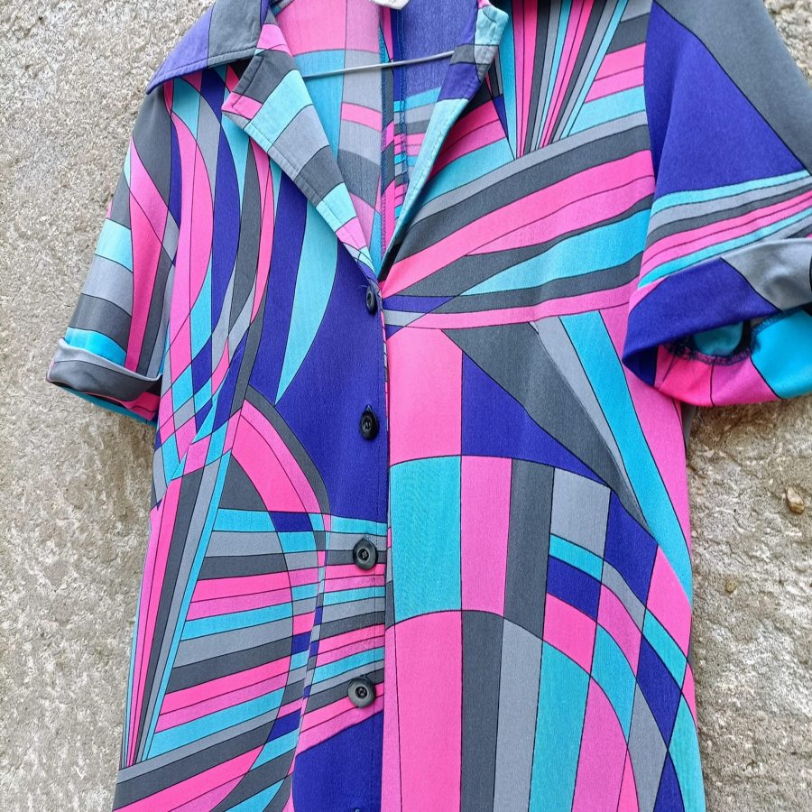 vestito lovable geometrico 70s