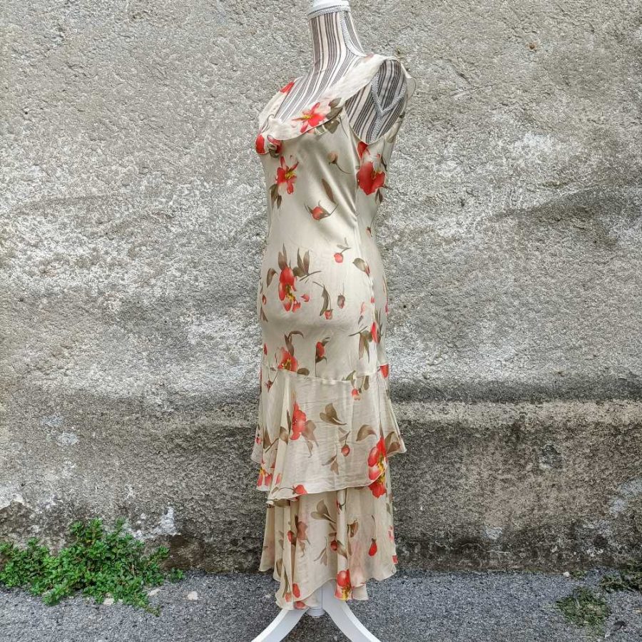 Abito romantico in seta Blunauta - immagine 3