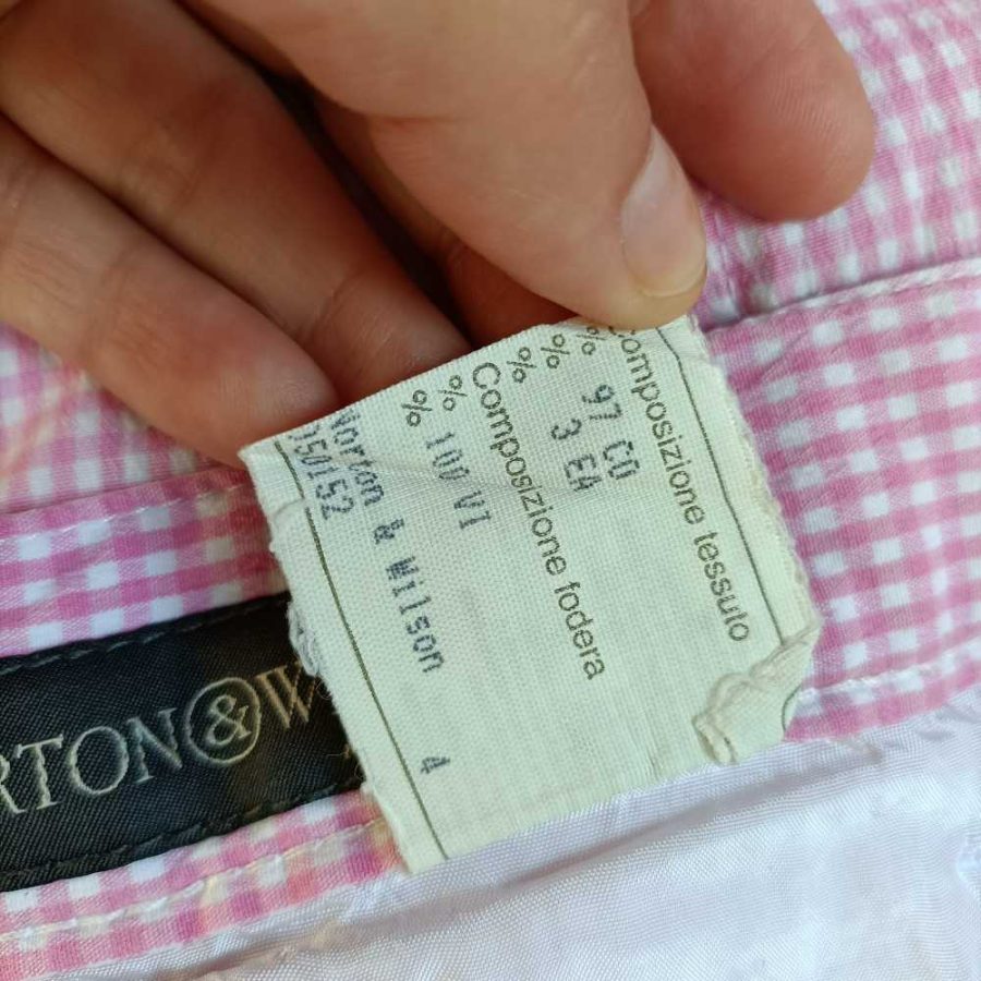 Pantaloni vintage a fantasia Vichy - immagine 8