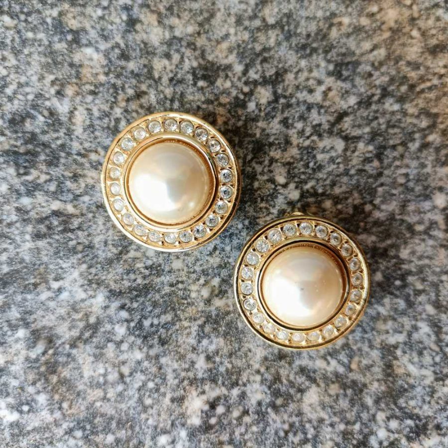 christian dior germany vintage earrings