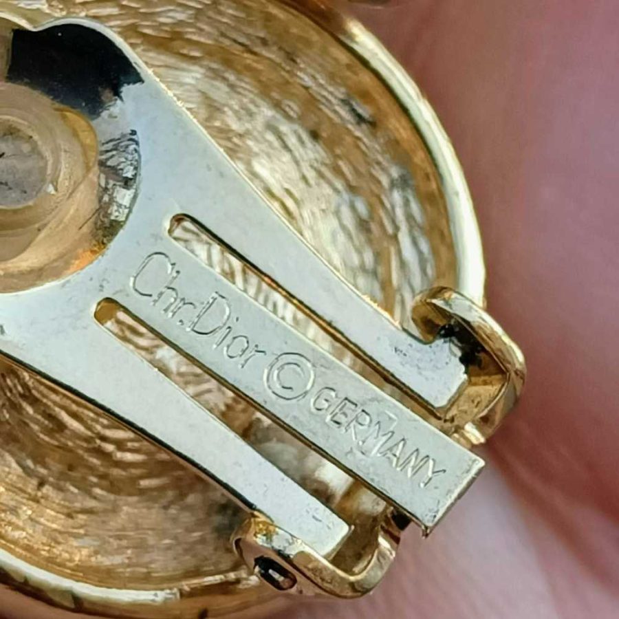 orecchini dior vintage