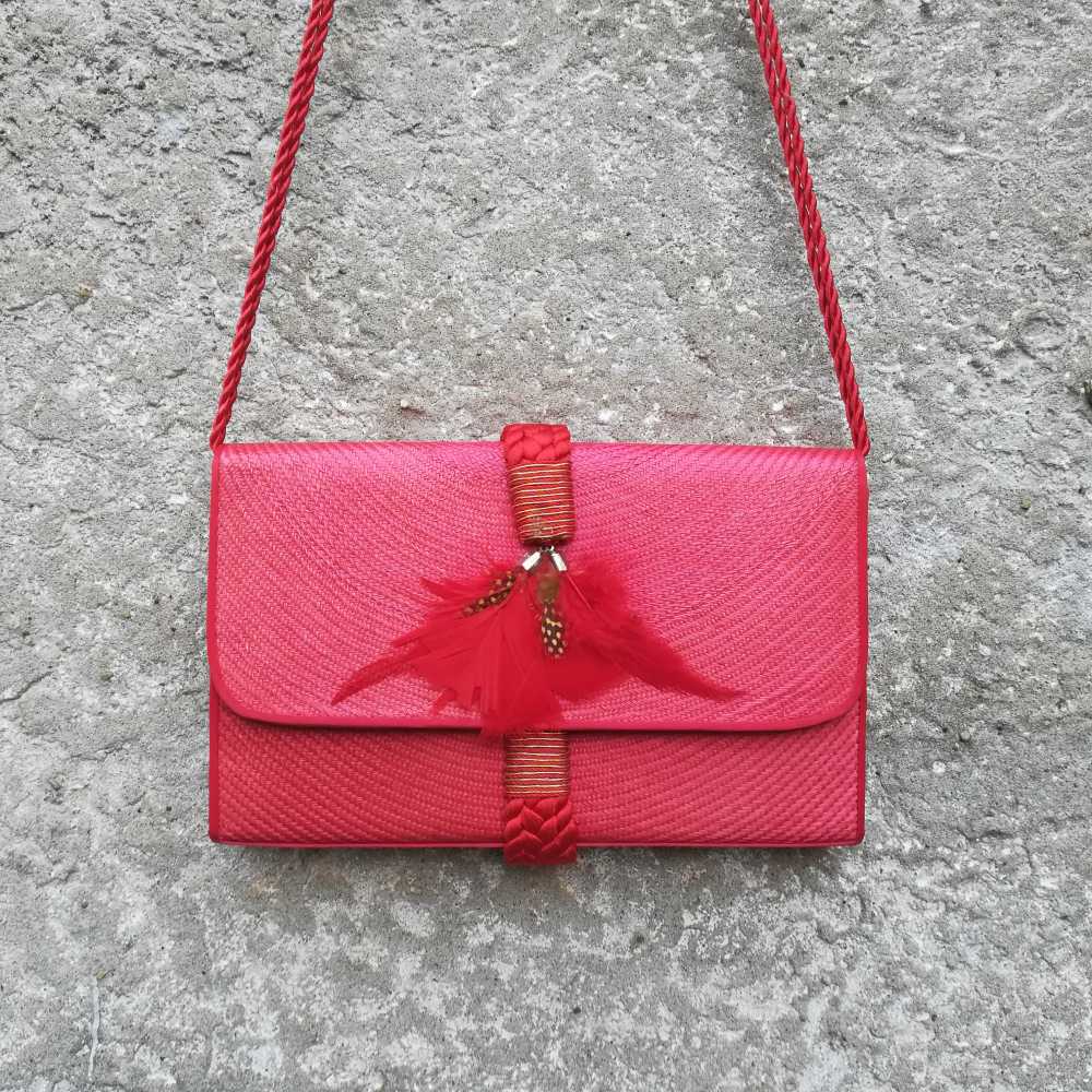 Pochette in Rafia Cora Jacobs