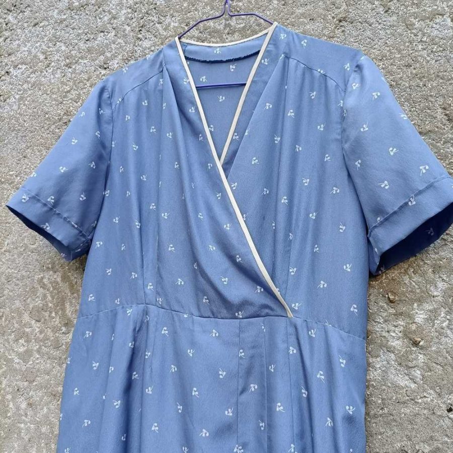 Abito azzurro vintage '70 - immagine 6
