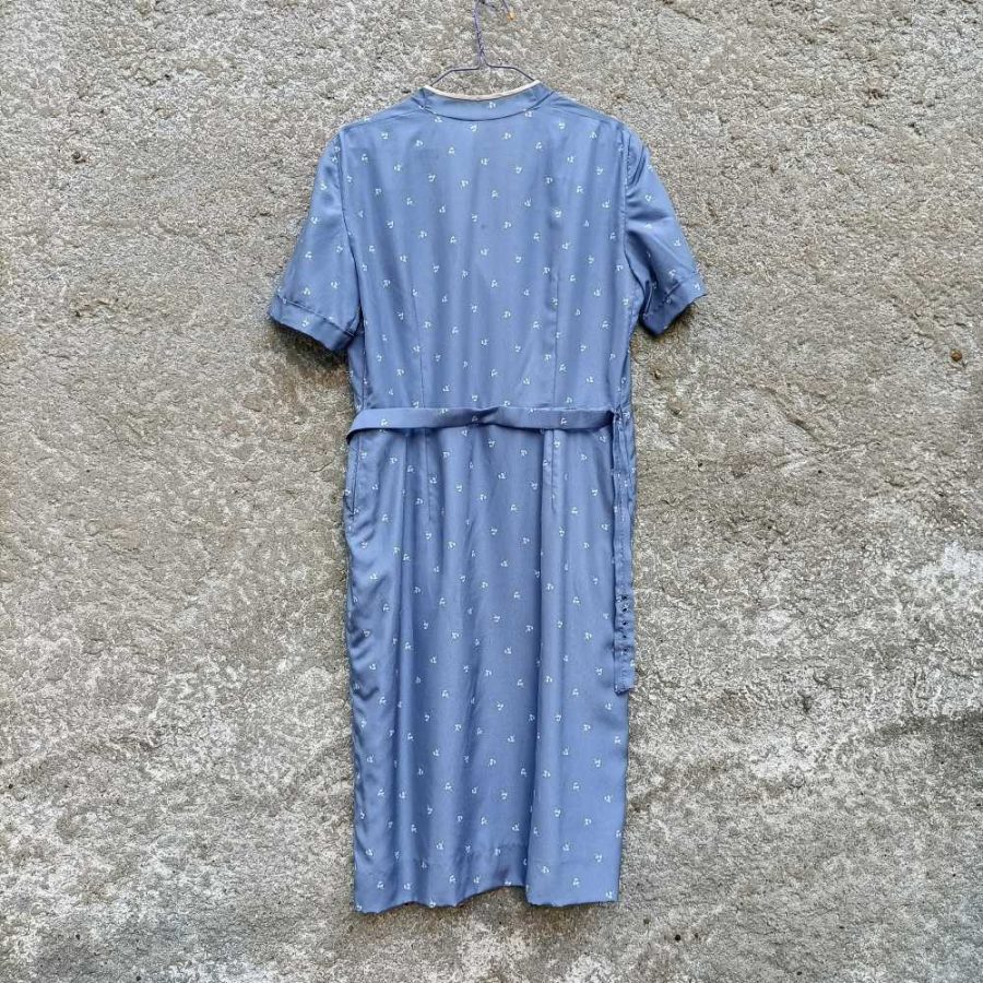 Abito azzurro vintage '70 - immagine 5