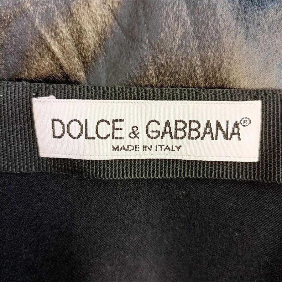 gonna Dolce e Gabbana nero