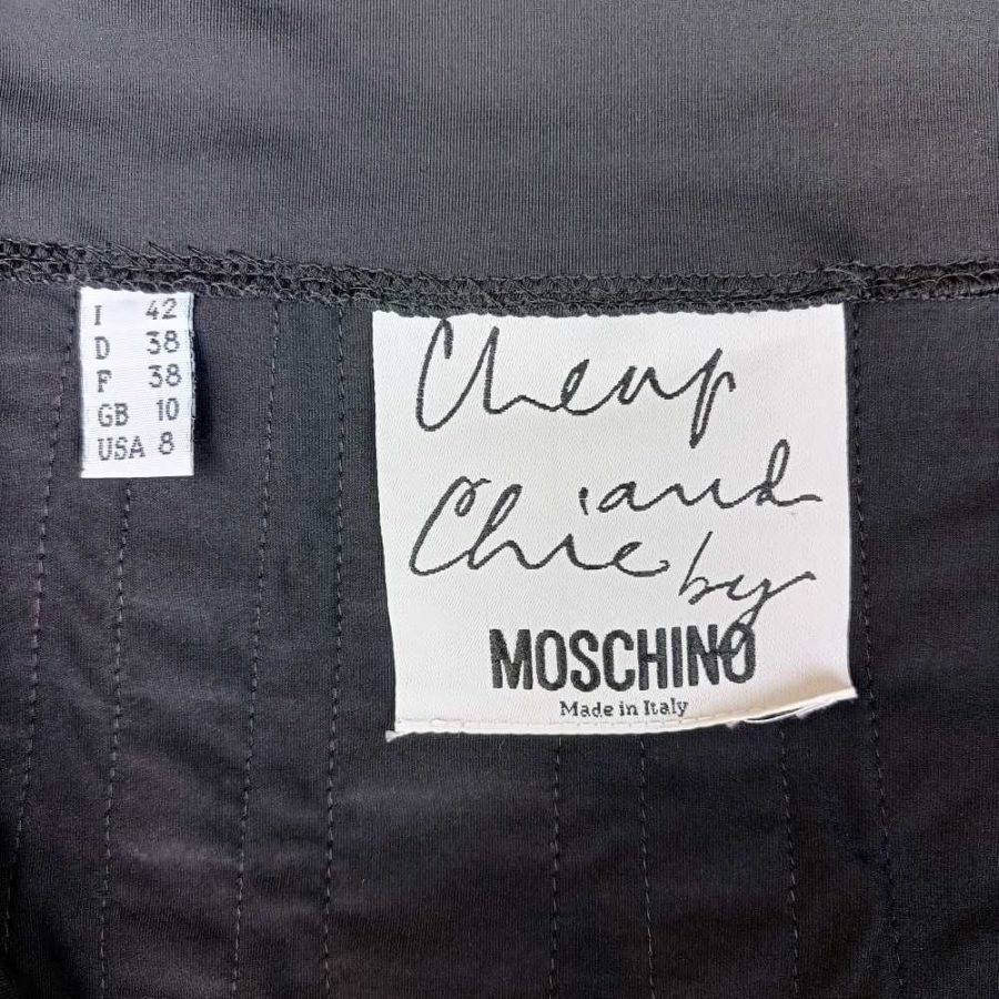 Minigonna Moschino anni 90 a righe - immagine 4