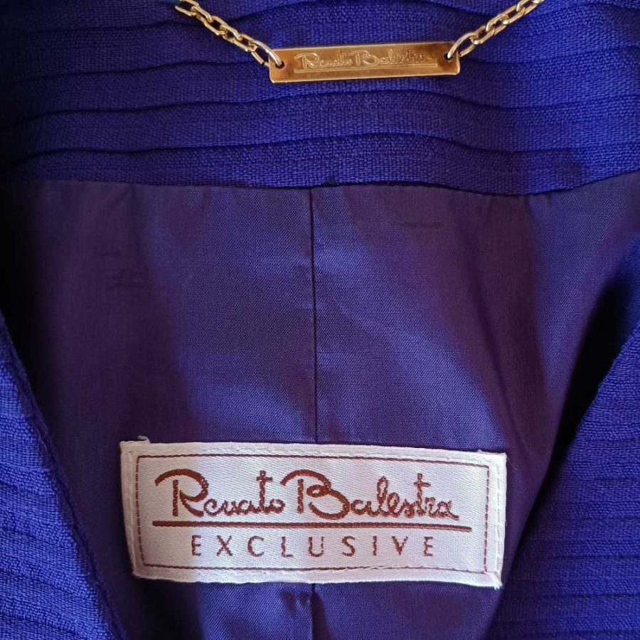 tailleur Renato Balestra viola