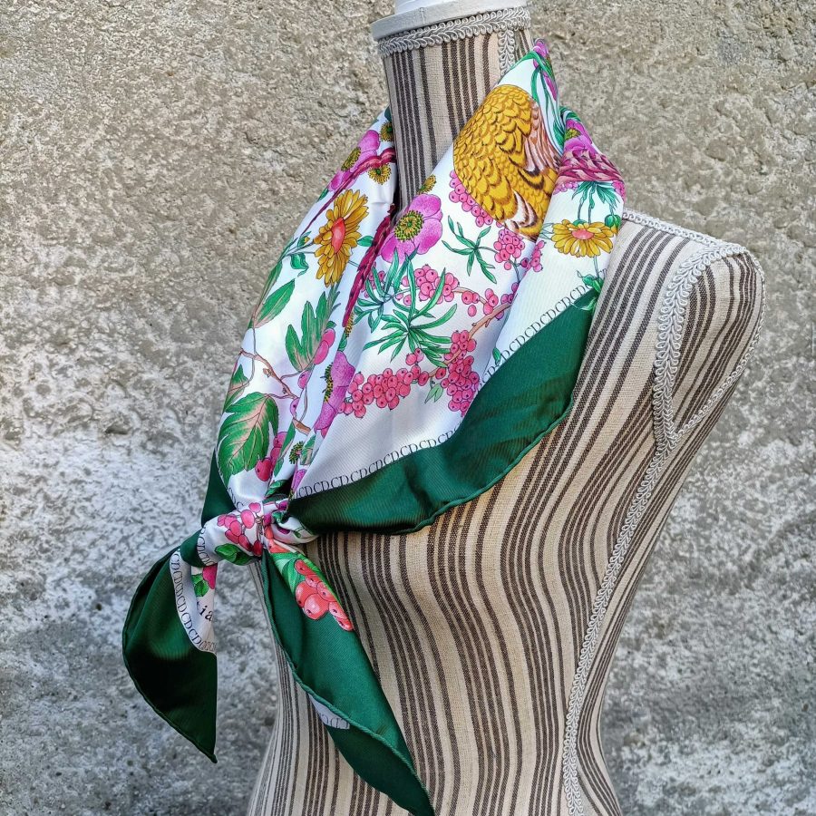 Dior vintage silk foulard carre