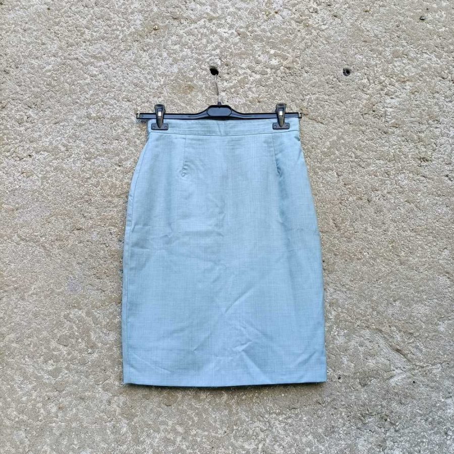 gonna Benetton vintage azzurro