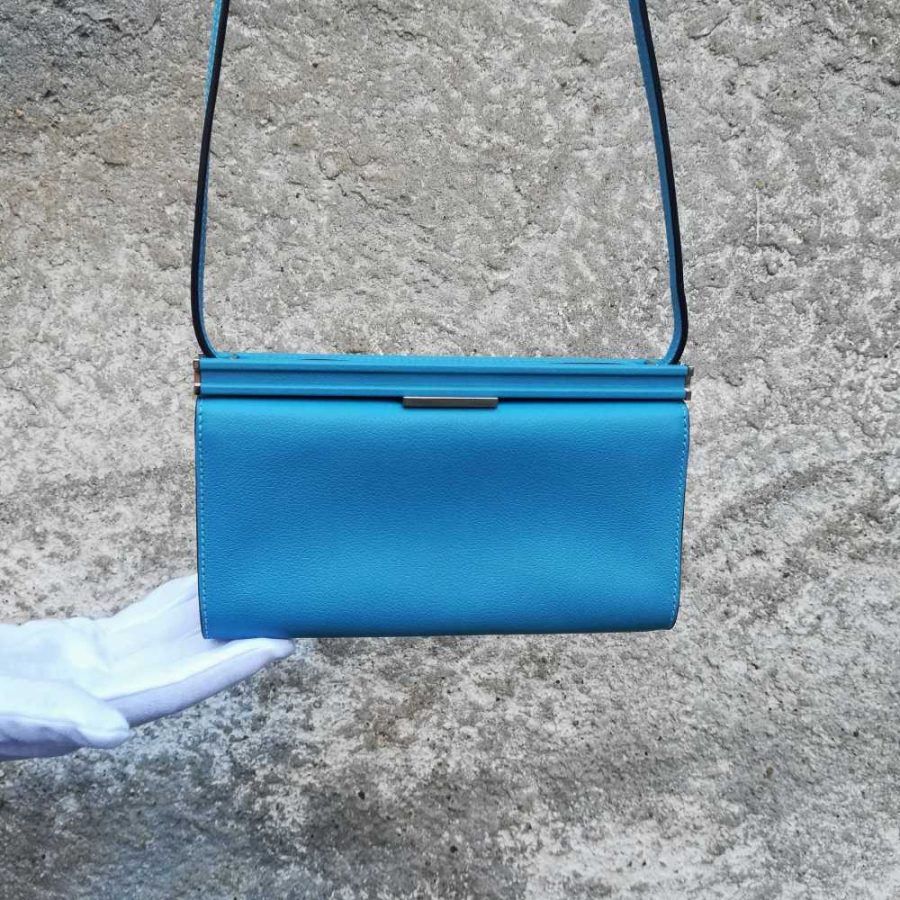Hermes-bag-Clic-H-21 blue Saint Cyr