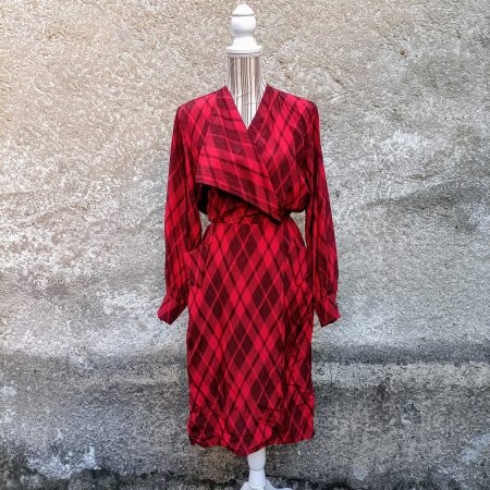 vestito rosso YSL