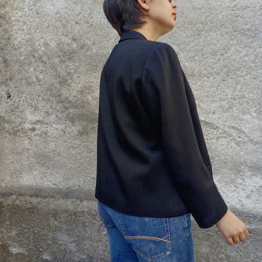blazer vintage nero