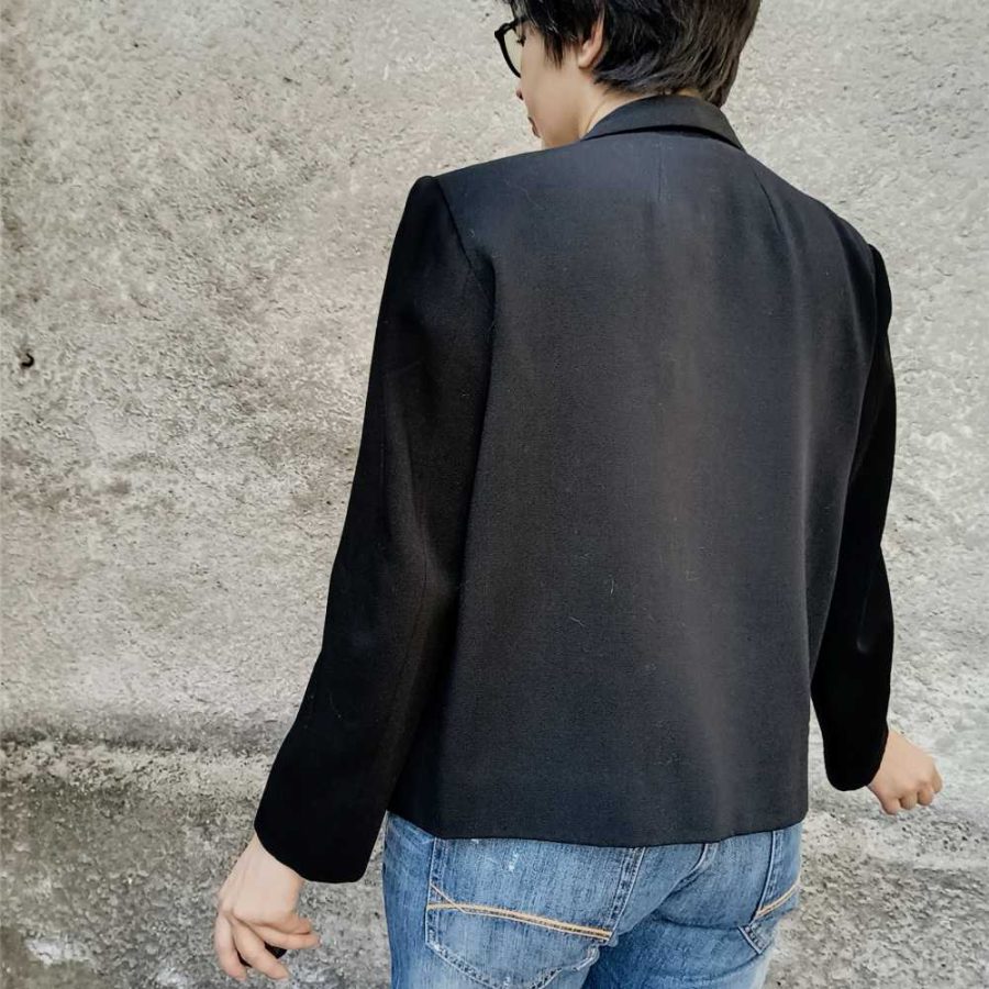 blazer vintage nero