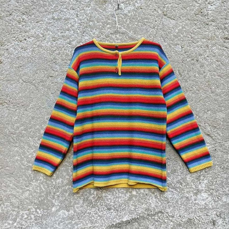 Pullover vintage Moschino arcobaleno