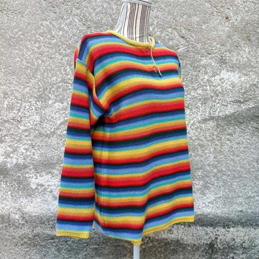 maglione vintage Moschino_multicolore