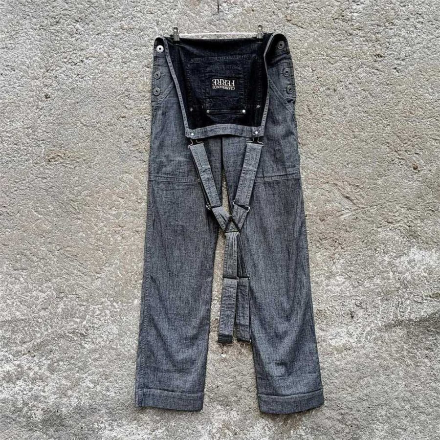 denim salopette