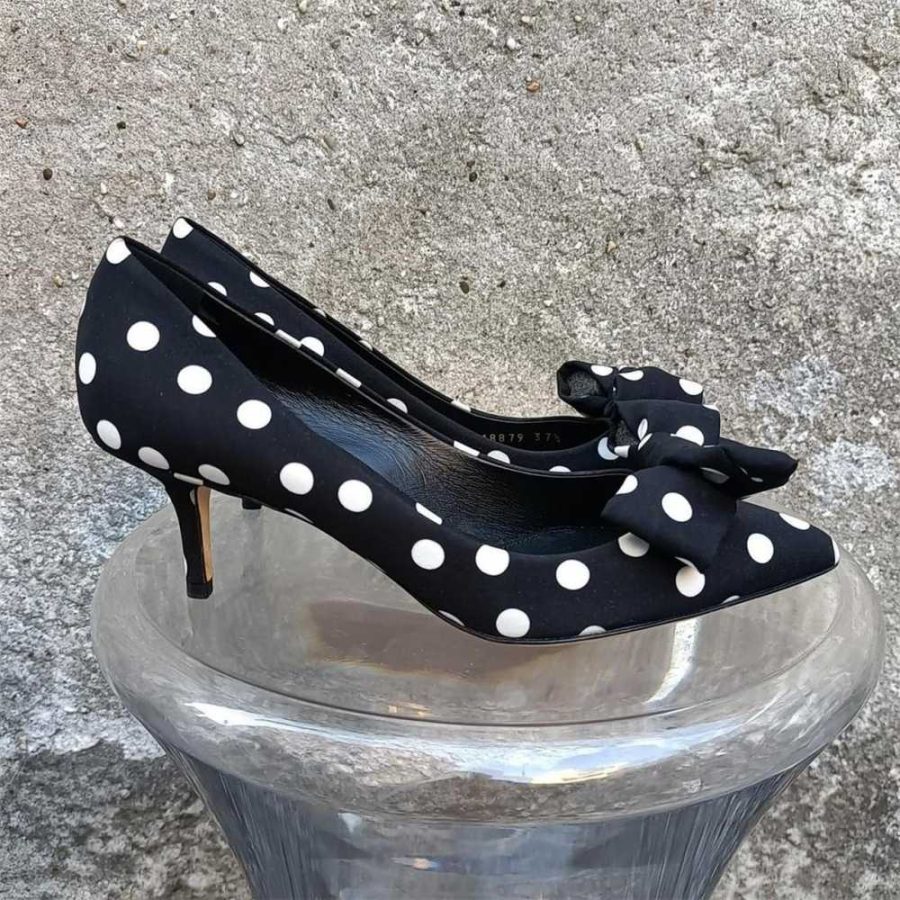 scarpe pois Dolce e Gabbana nero
