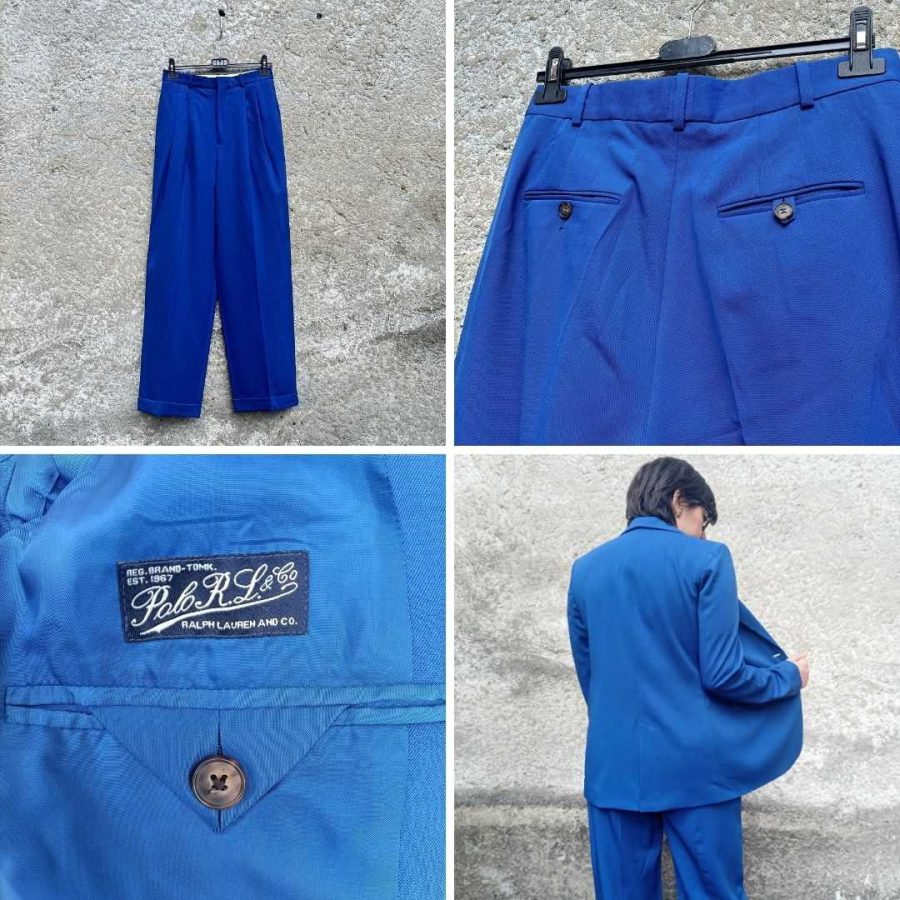 Tailleur pantalone blu