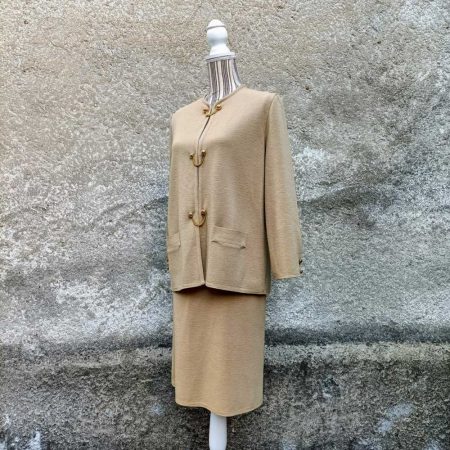 tailleur vintage beige lana