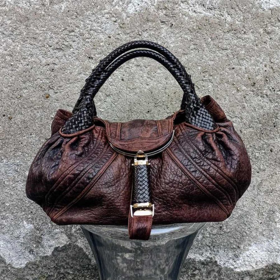 Borsa Fendi Spybag pelle