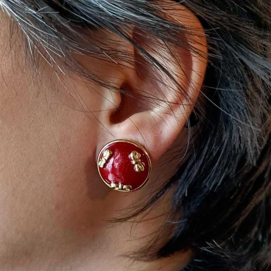 Nina Ricci orecchini rossi