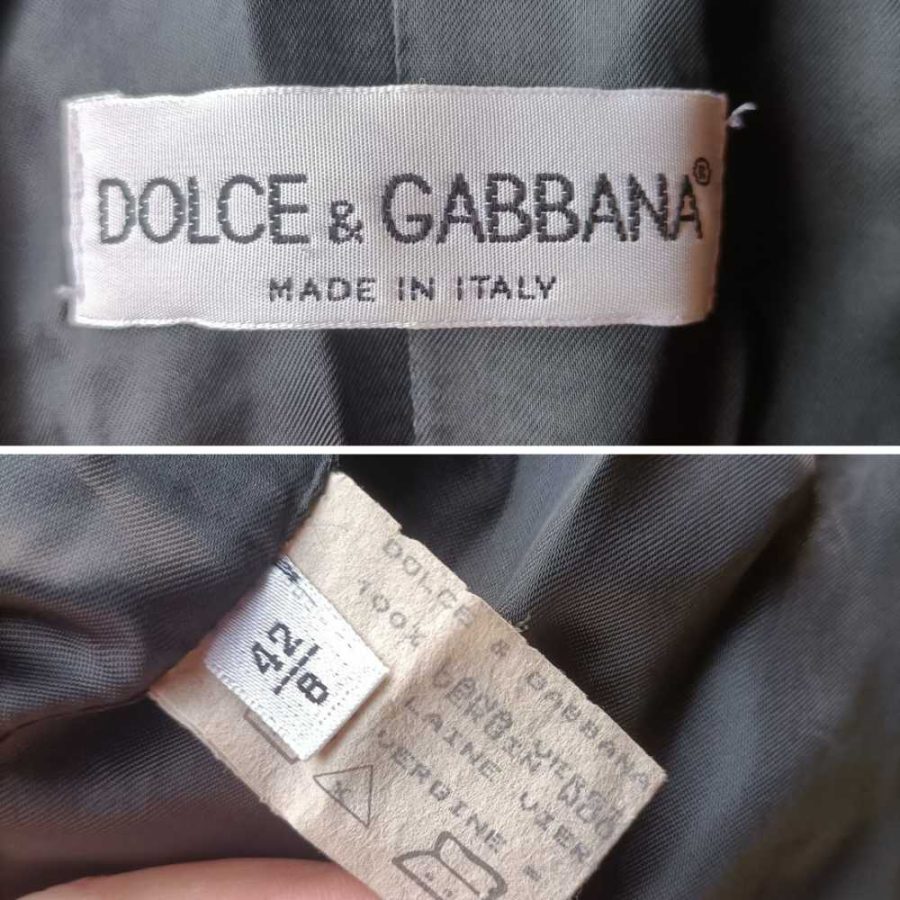 vintage jacket Dolce Gabbana D&G