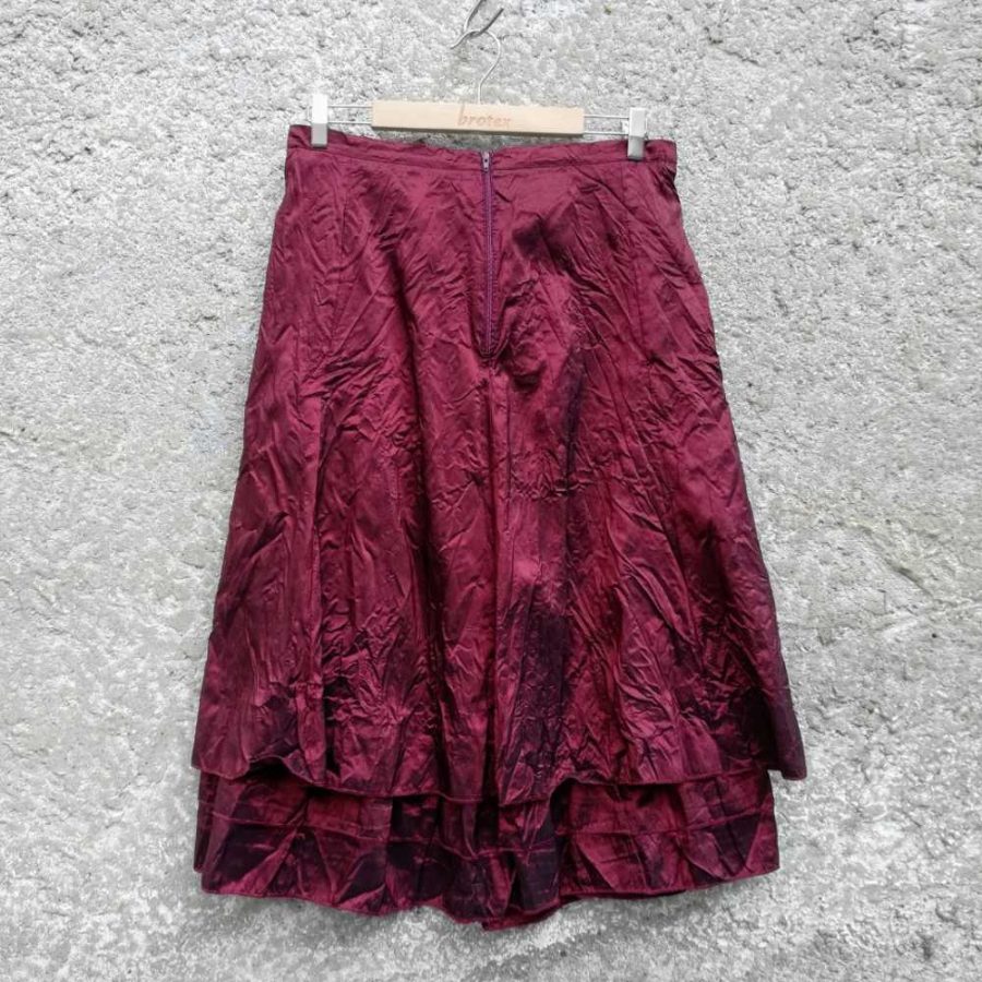 bordeaux vintage skirt