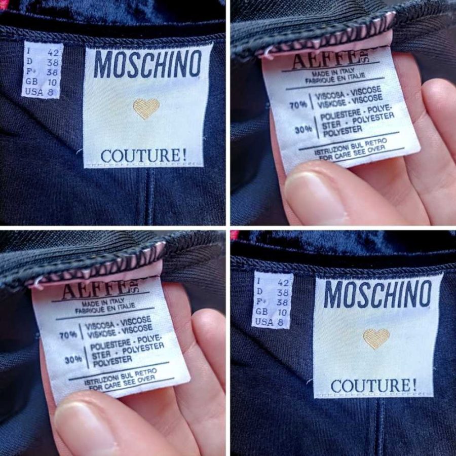 Moschino label