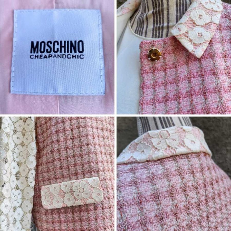 giacca Moschino rosa
