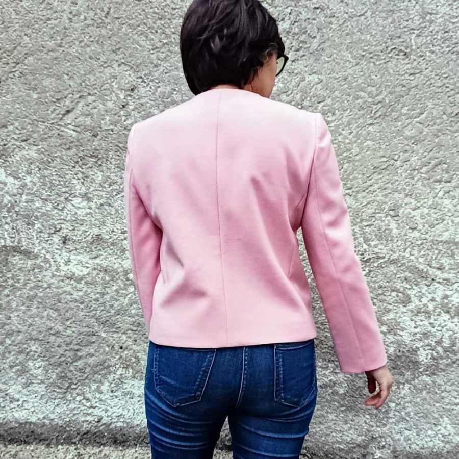 pink preloved jacket