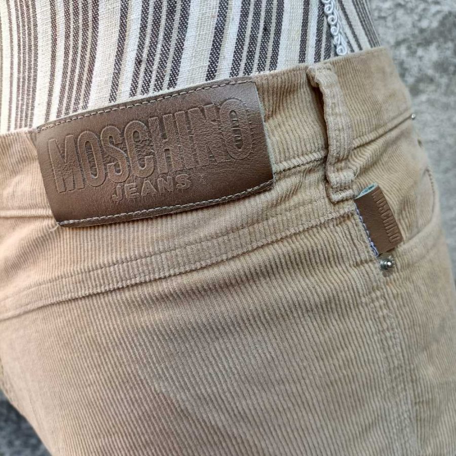 Moschino pantaloni costine