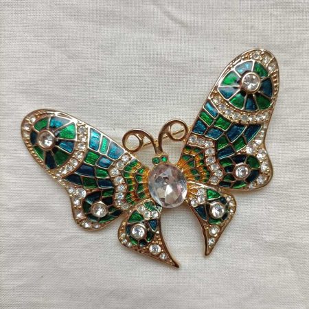 spilla farfalla vintage