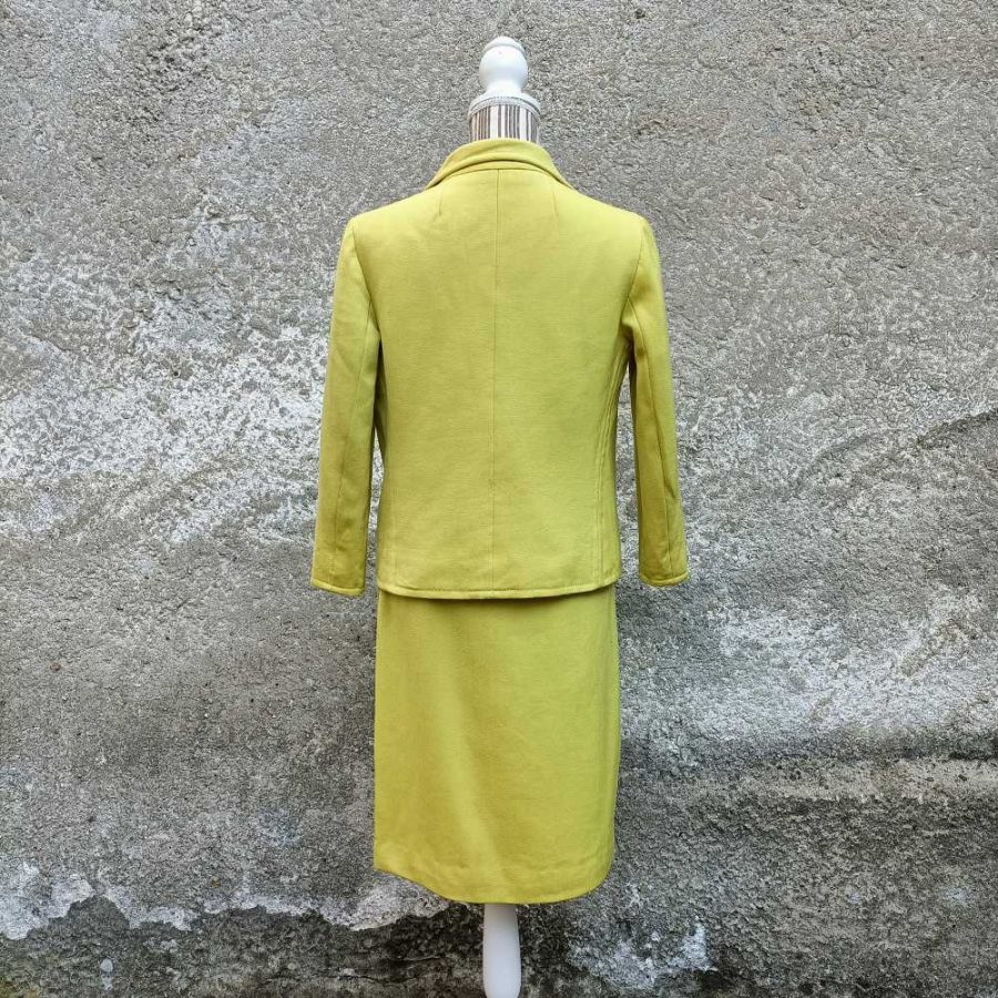 vintage yellow suit
