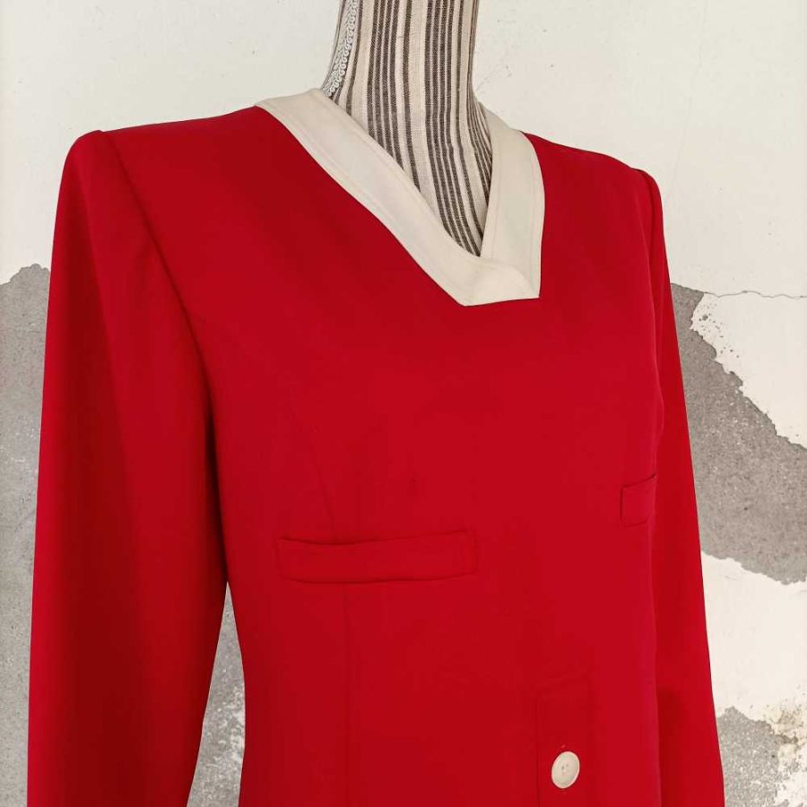 abito rosso vintage