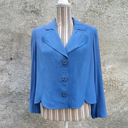 giacca elegante azzurra