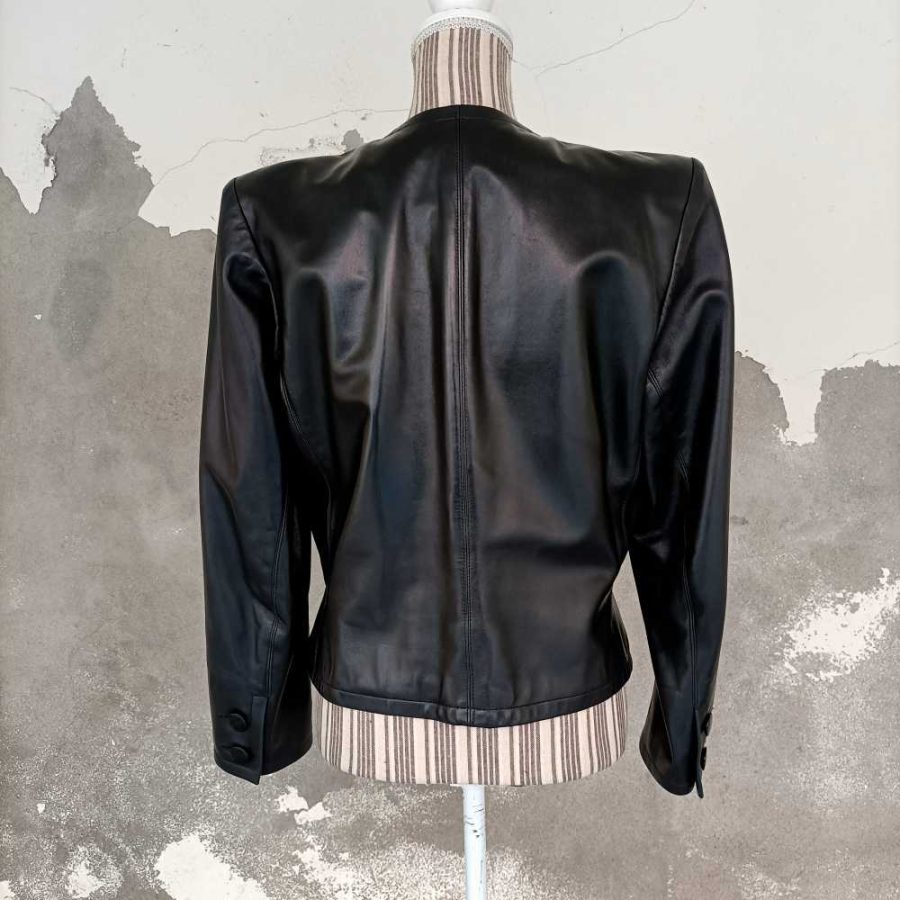 blazer pelle vintage