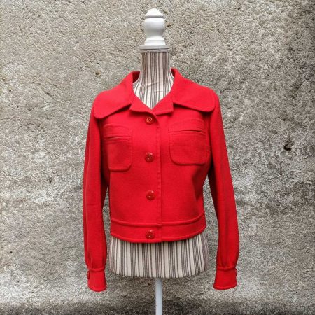 giacca rossa vintage 60s