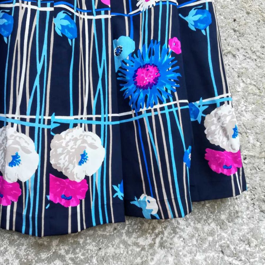 gonna vintage a fiori