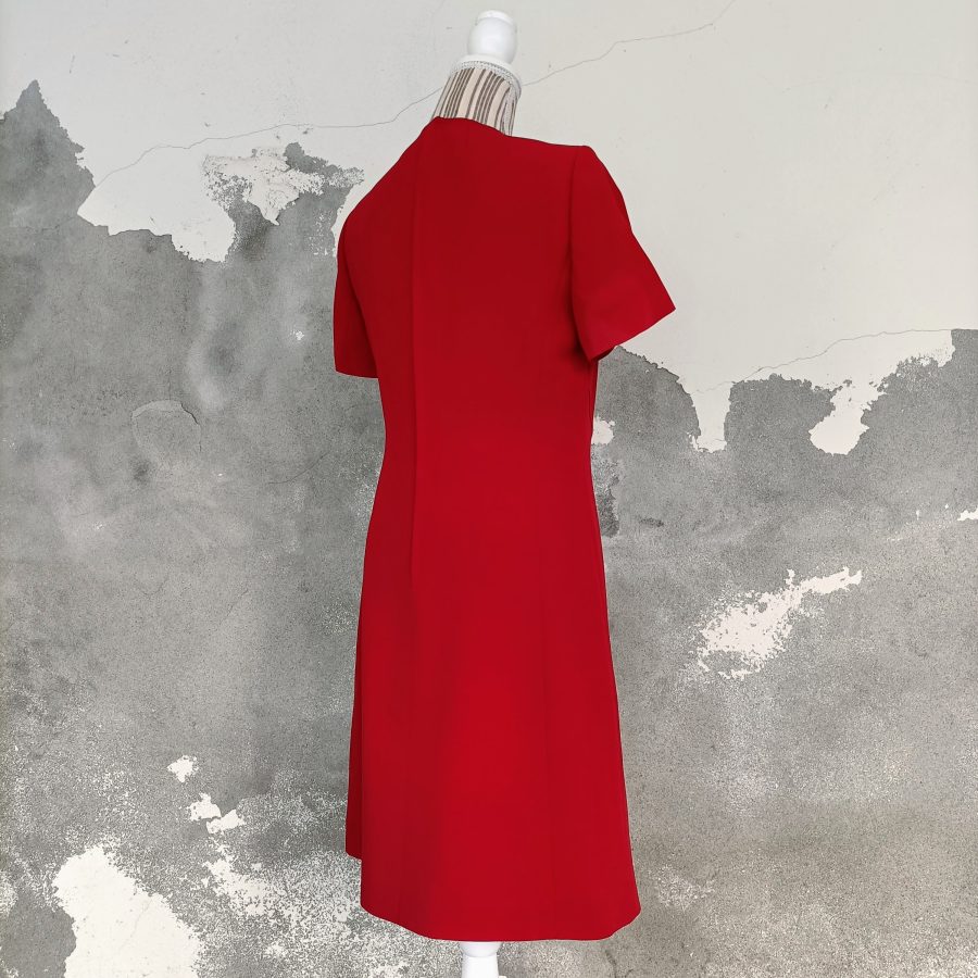 vestito rosso vintage