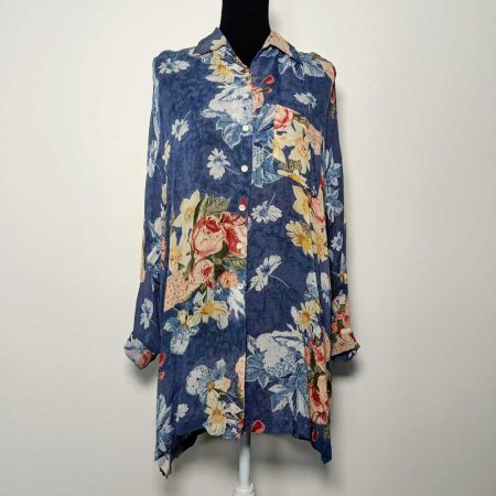 camicia a fiori vintage