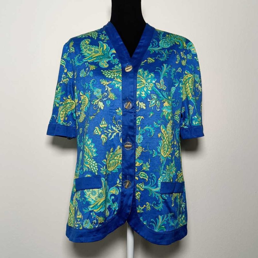 camicia vintage blu