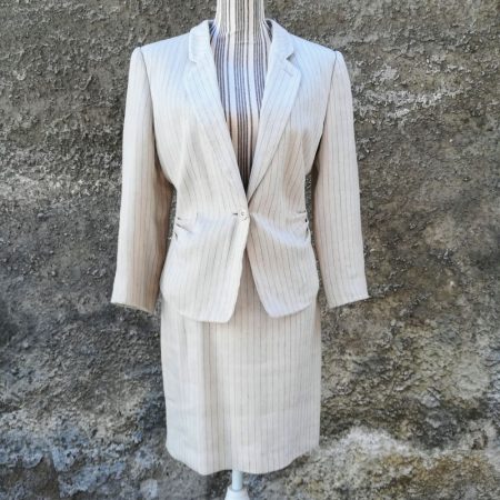 tailleur lino vintage