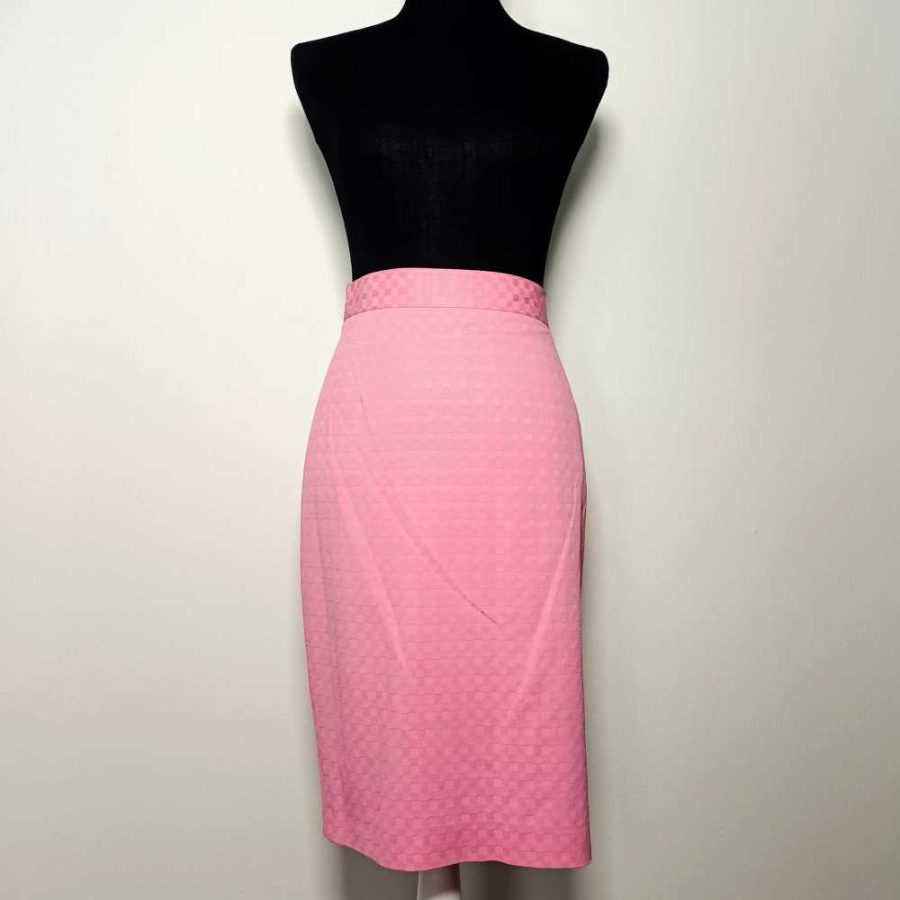 pink vintage skirt